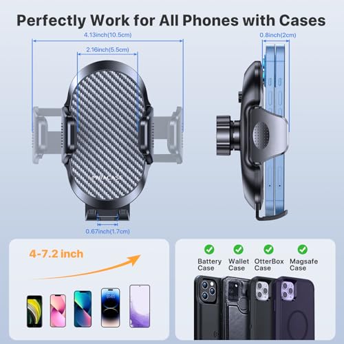 Air Vent Universal Hands Free Automobile Cell Phone Holder Fit