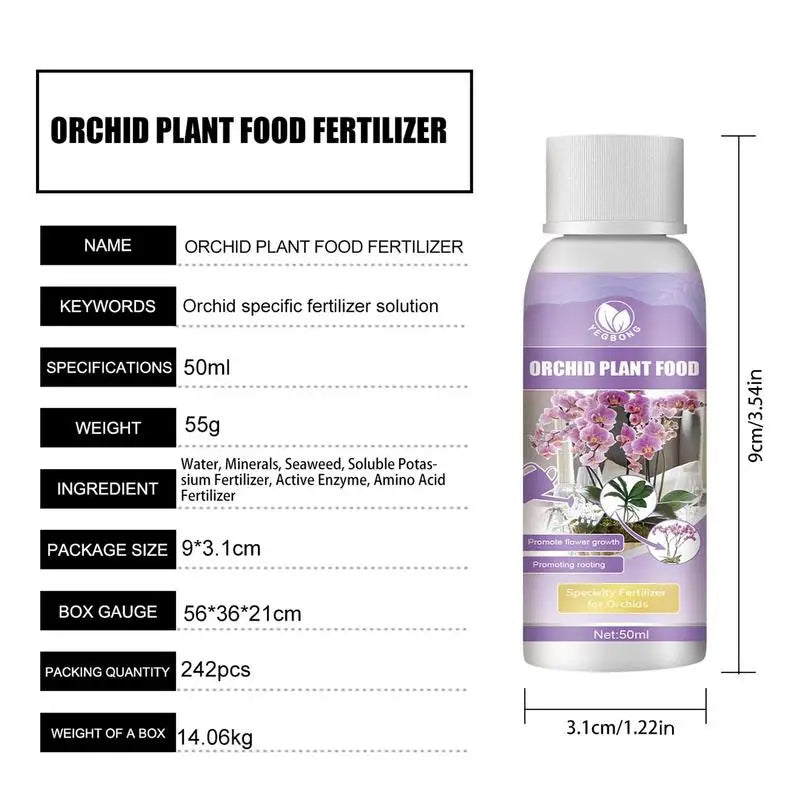 Orchid Liquid Fertilizer Agent Supplement Plant Roots