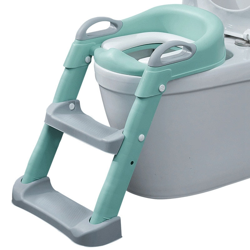 Foldable Baby Potty Backrest Training Chair Seat