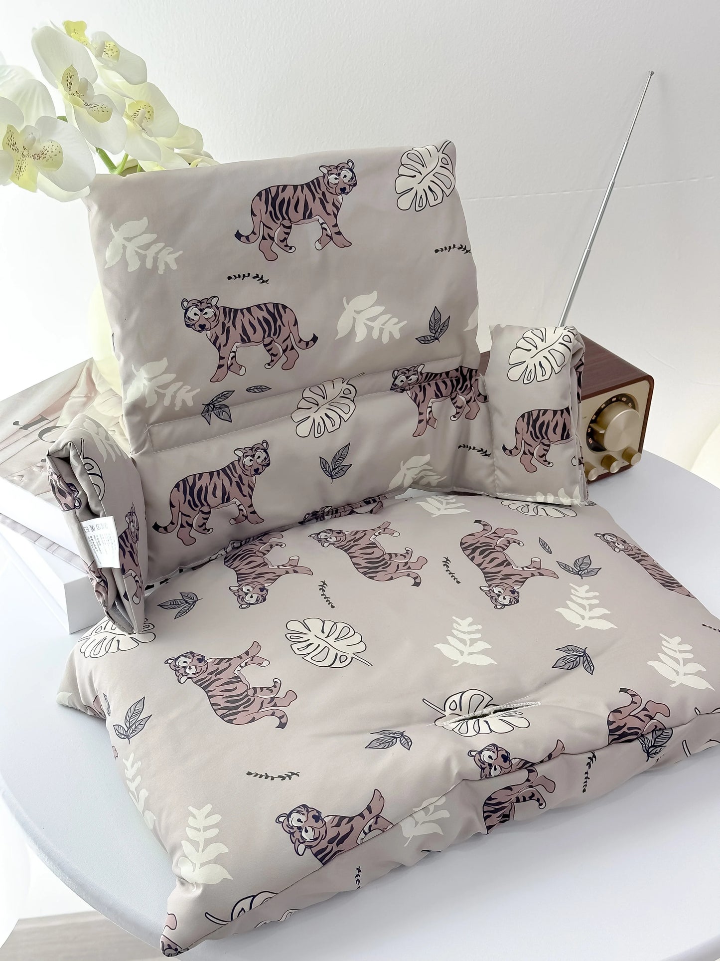 Bear Tiger Baby Back Cushion High Chair