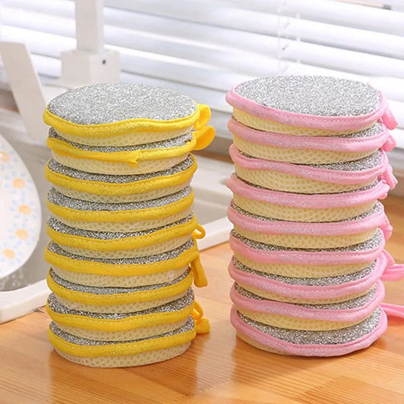 Double Side Dish Washing Sponge Type Brush