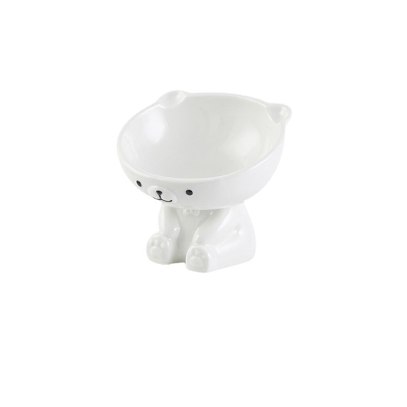 Bear Ceramic Pet Food & Water Bowl at Pet Supplies