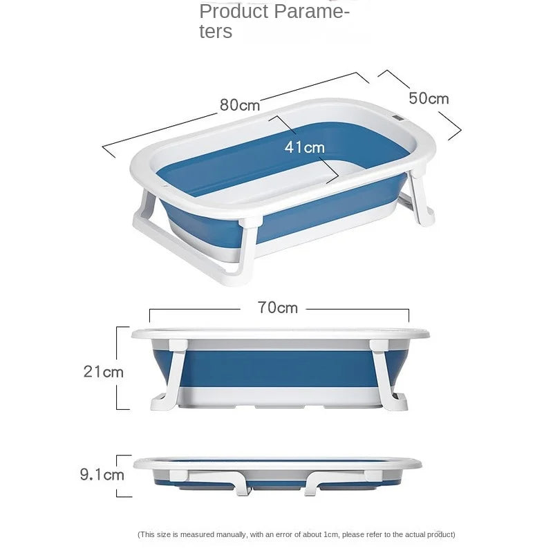 Portable Sitting and Lying Neonatal Large Baby Bath Bucket