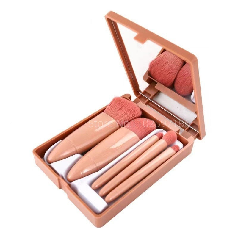 Eye Shadow Makeup Powder Brush Tools Box