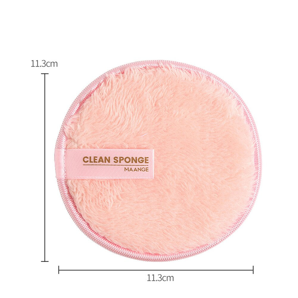 Washable Face Washing Sponge Pads Make Up Removal Sponge Cotton