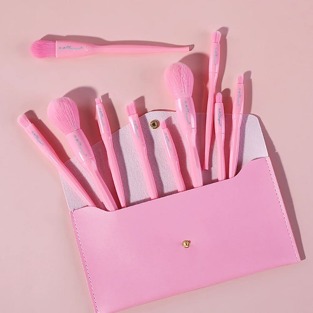 Candy Color Makeup Brushes Set