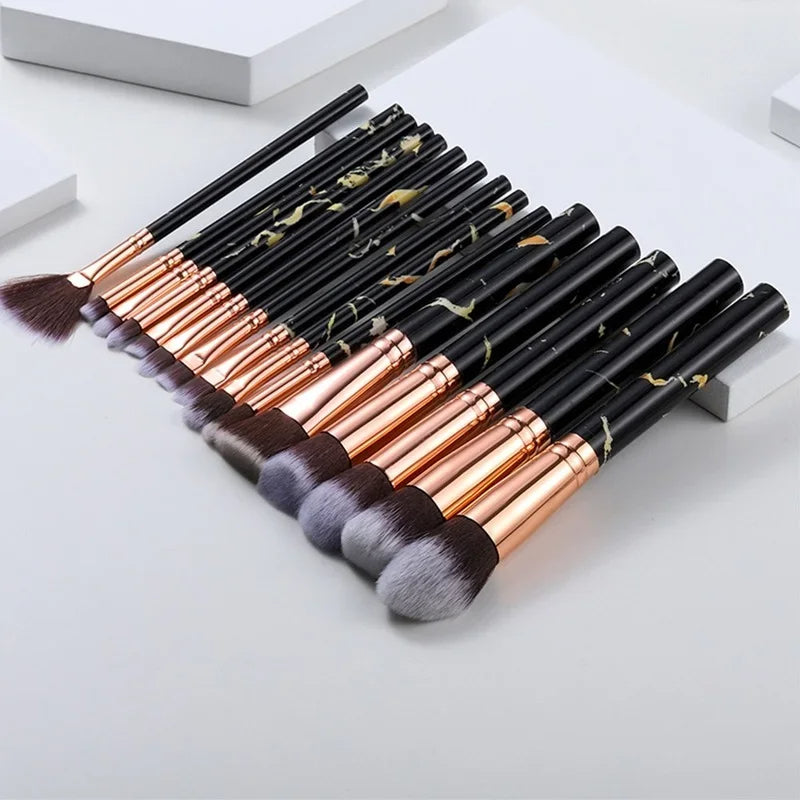 10pcs professional makeup brushes set with bag