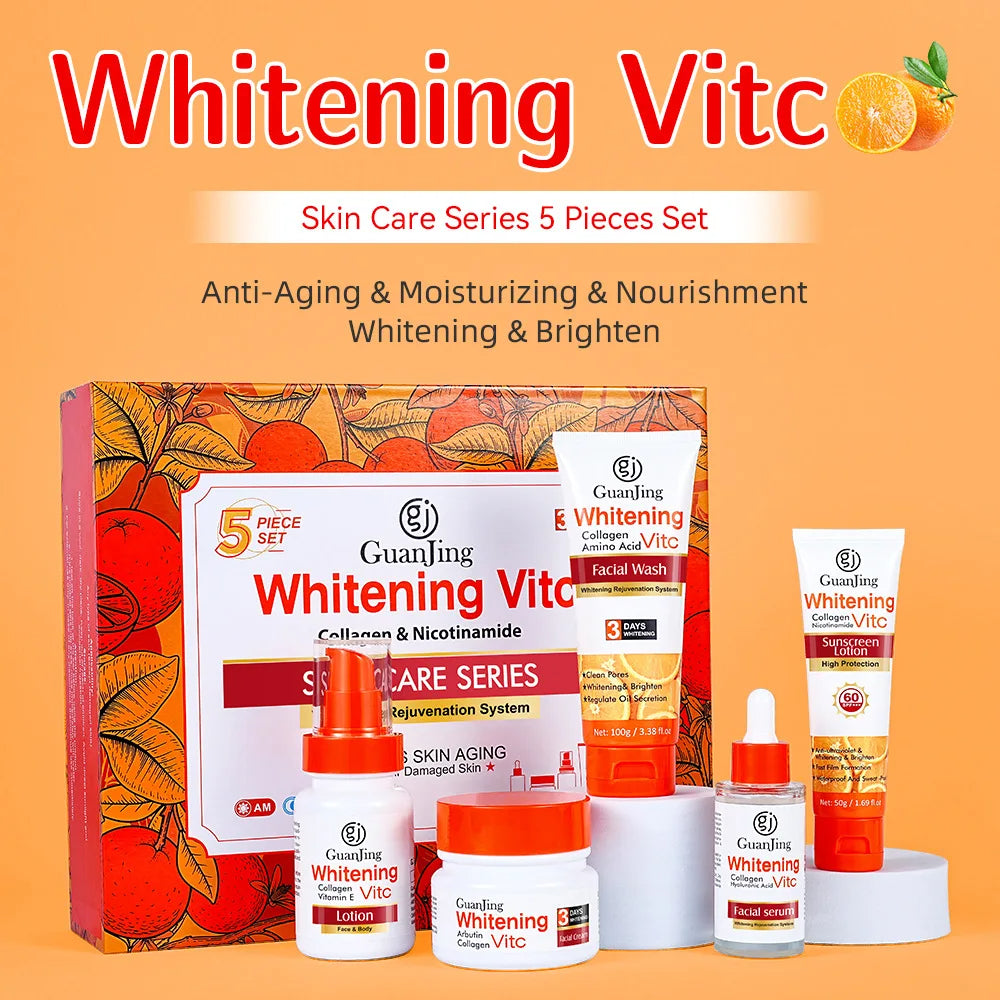 Facial Collage Skin Whitening Skin Care Set