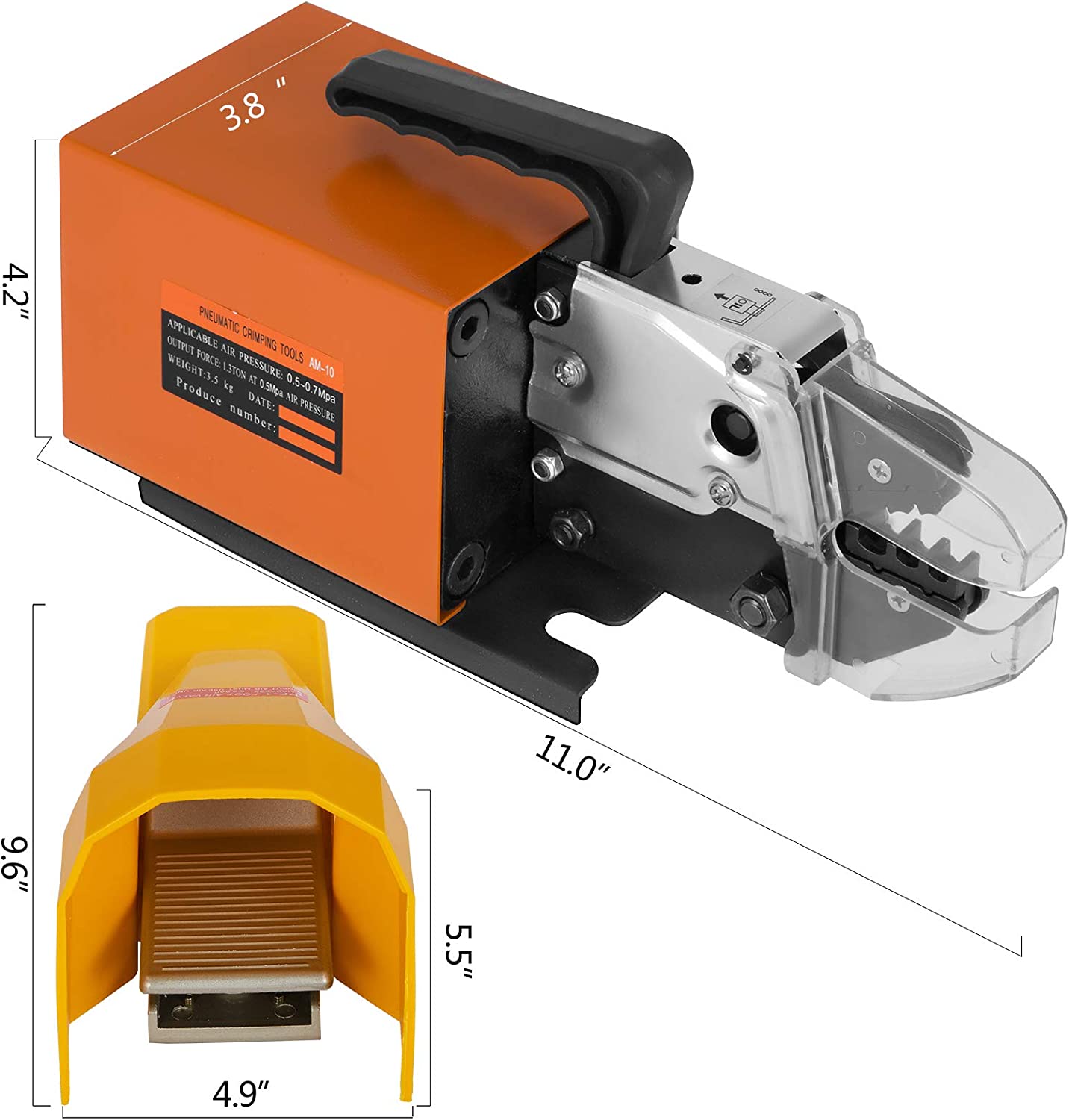 Mophorn Pneumatic Crimping Tool Am-10