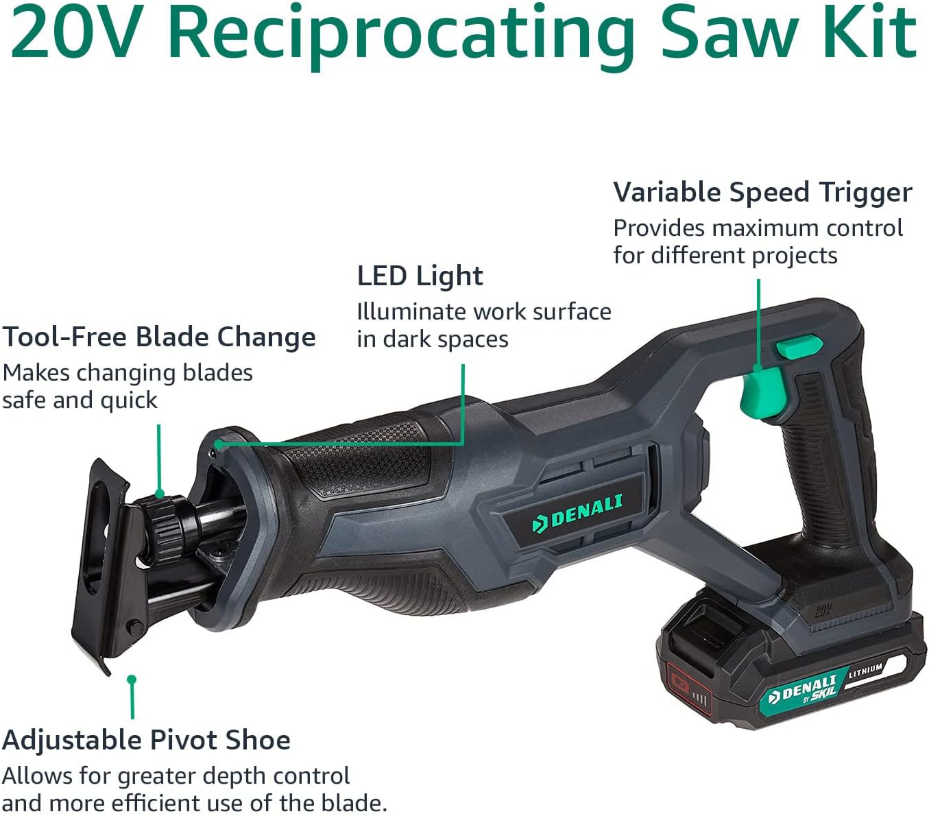 Denali by SKIL 20V Cordless Drill