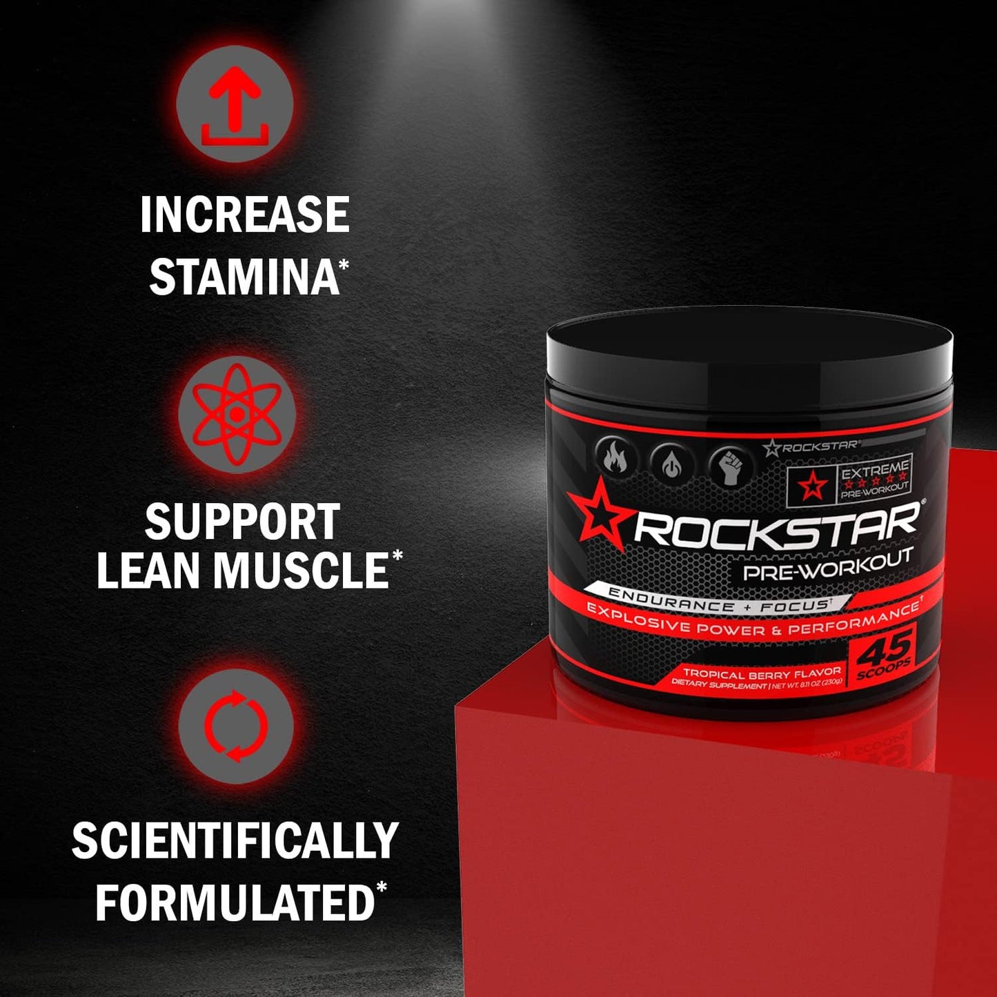 Rockstar Pre Workout - Focus