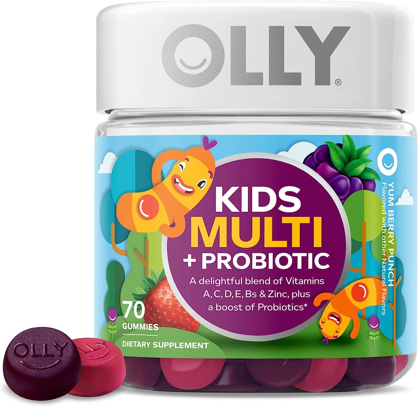 OLLY Kids Multivitamin + Probiotic Gummy