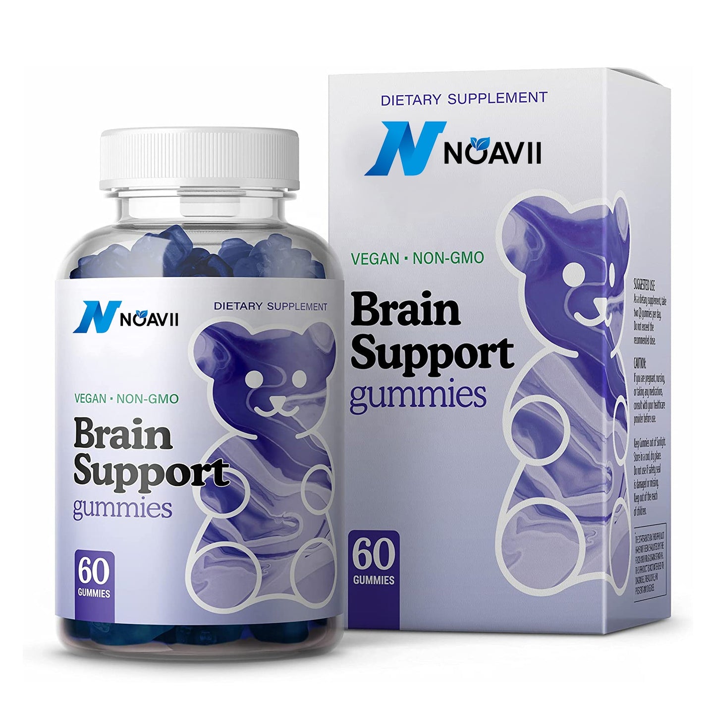 Private Label Support Brain Booster Gummies Natural Nootropic Dietary Supplement