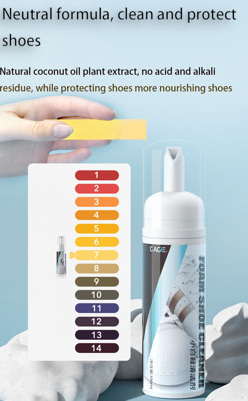 Private label wholesale white shoe cleaner sneaker shampoo