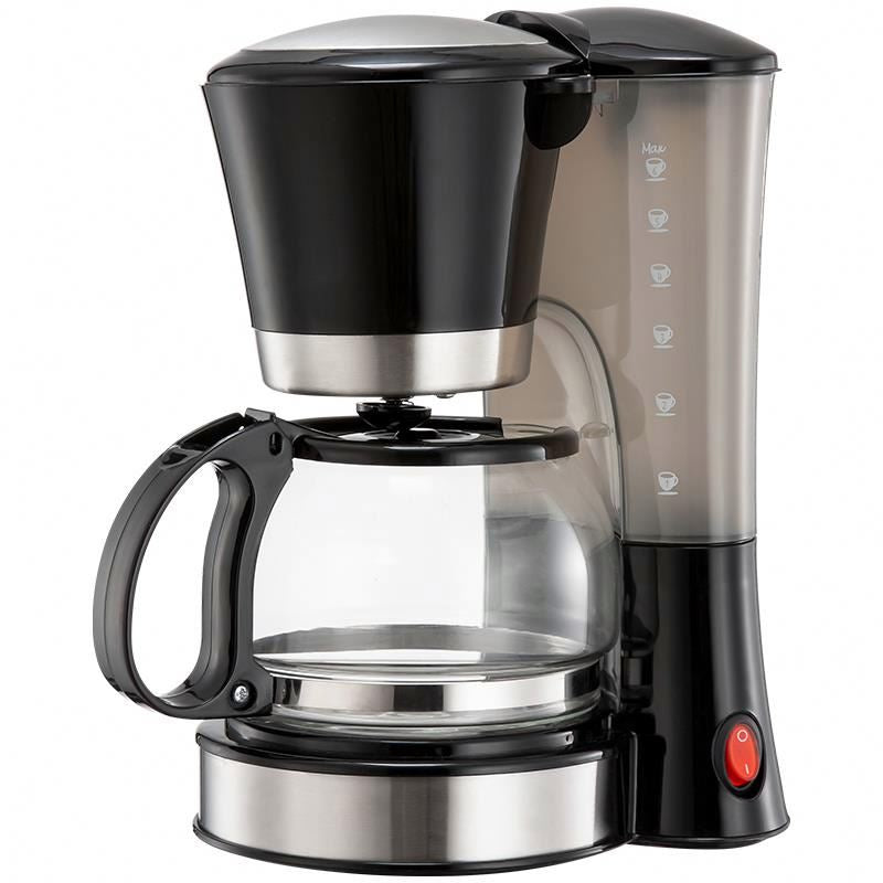 New 6 cup electric anti-drip system single brew coffee maker for cafe