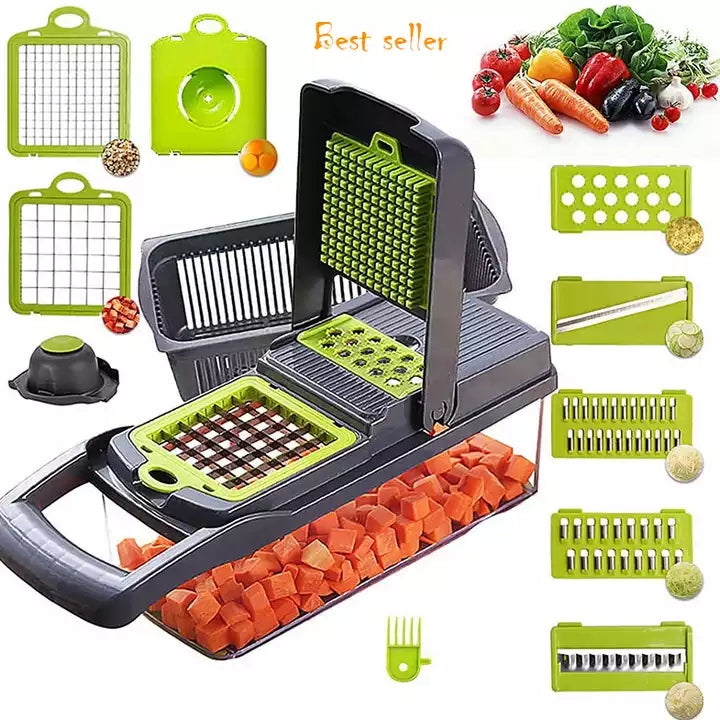 Kitchen 12 in 1 multifunctional Fruit Veget Tools Manual Mandoline