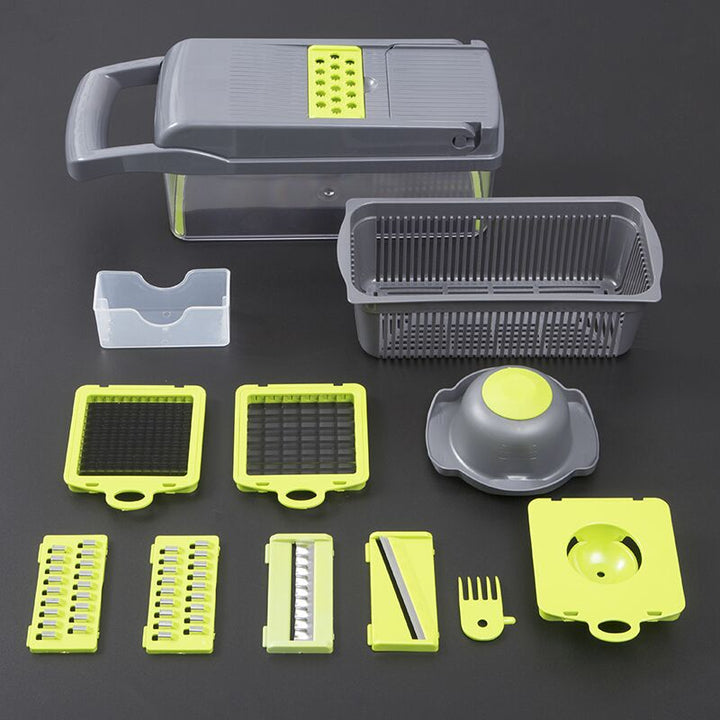 Kitchen 12 in 1 multifunctional Fruit Veget Tools Manual Mandoline