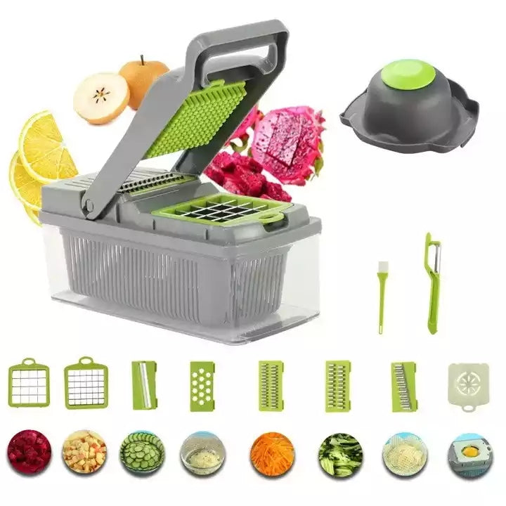 Kitchen 12 in 1 multifunctional Fruit Veget Tools Manual Mandoline