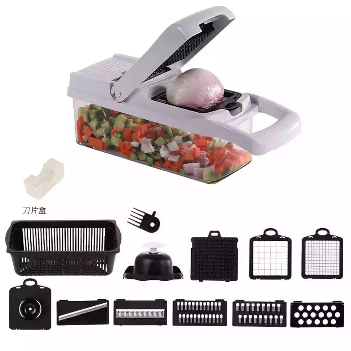 Kitchen 12 in 1 multifunctional Fruit Veget Tools Manual Mandoline