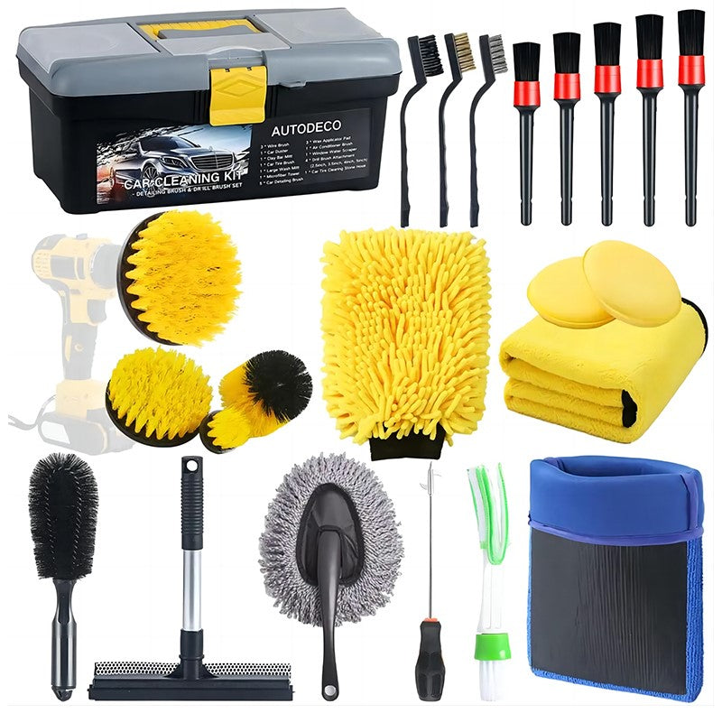 Hot Sell Car Wash Brush Kit Universal Auto Detailing Brushes