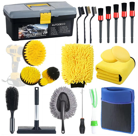 Hot Sell Car Wash Brush Kit Universal Auto Detailing Brushes