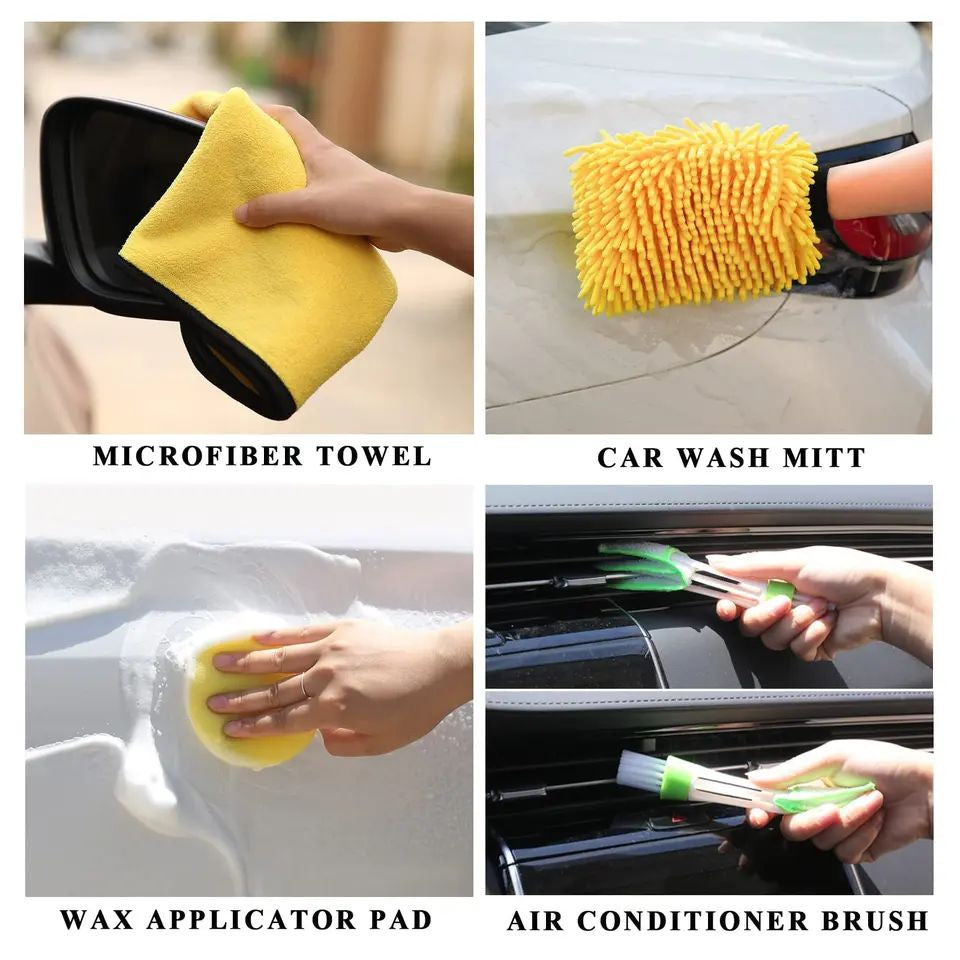 Hot Sell Car Wash Brush Kit Universal Auto Detailing Brushes