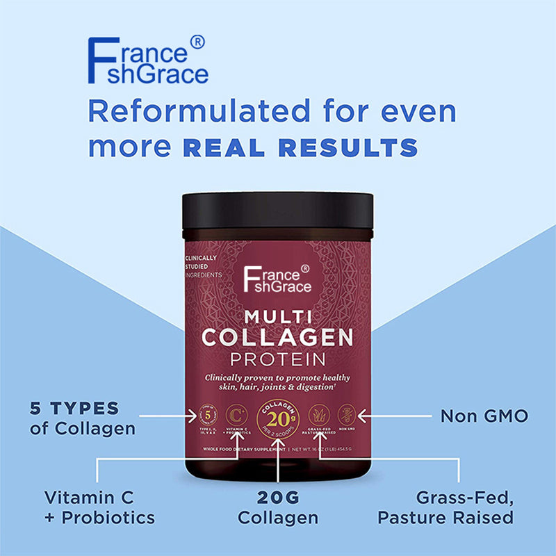 20G Collagen Vitamin C + Probiotics Multi Collagen Protein