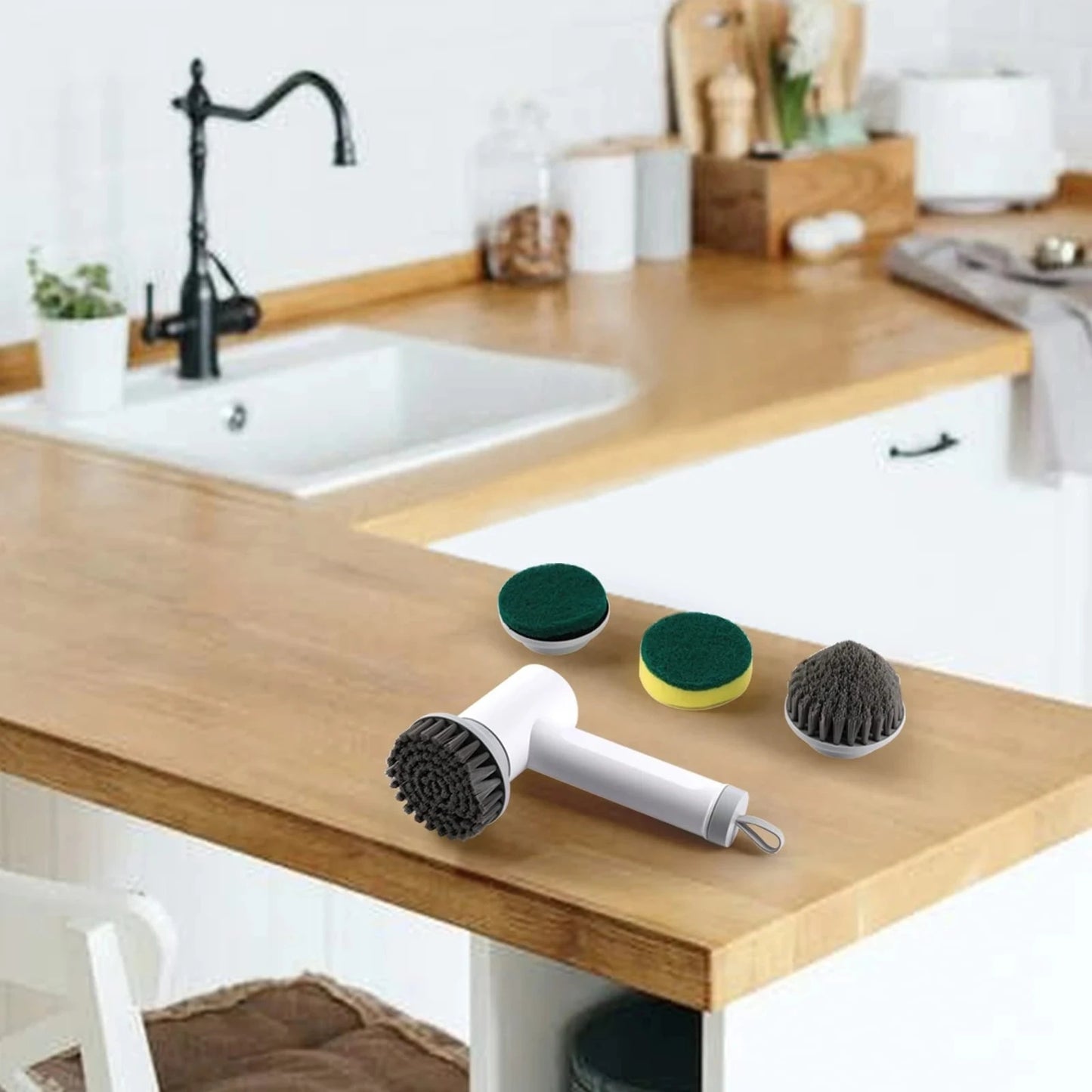 Wireless Electric Cleaning Brush Housework Kitchen Dishwashing