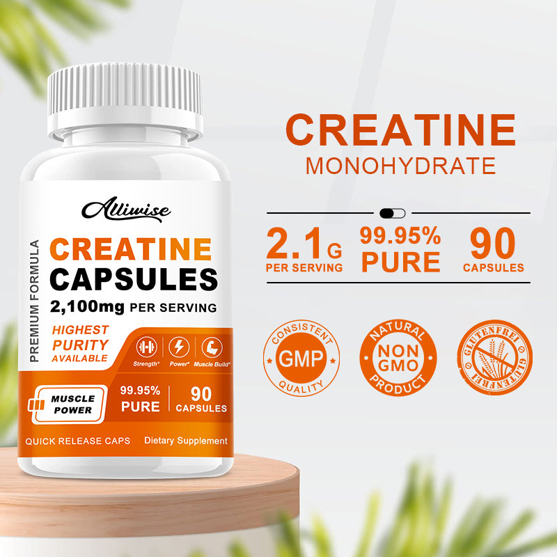 Alliwise Creatine Monohydrate Capsules