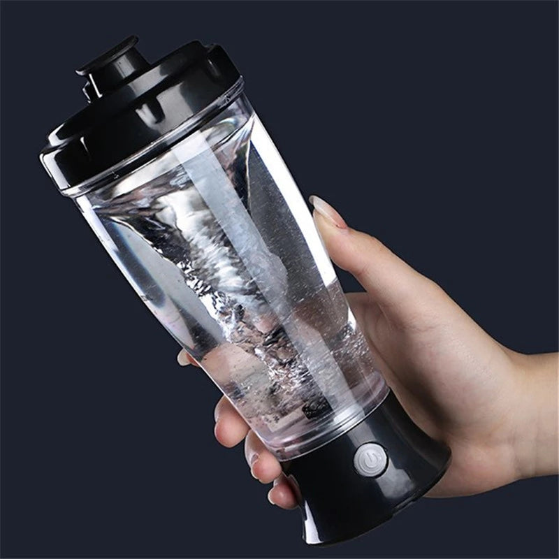 Electric Protein Shaker Bottle Mixing Cup One-Button Switch Whey Protein Powder