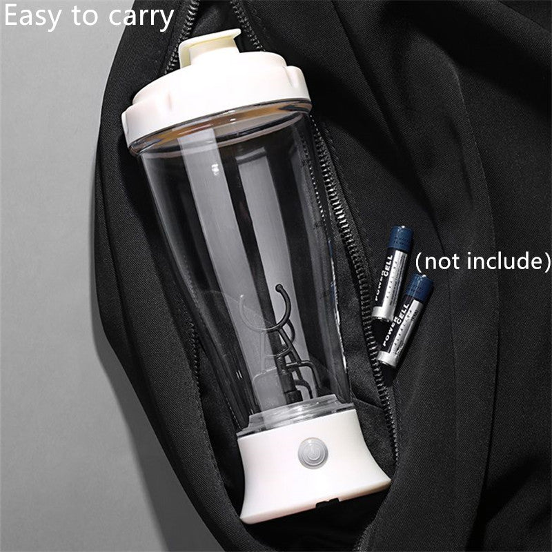 Electric Protein Shaker Bottle Mixing Cup One-Button Switch Whey Protein Powder