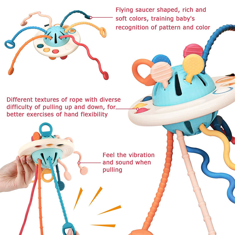 Montessori Education Toys Pull String Developmental Baby Toy