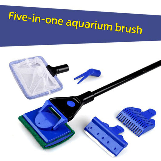 EW Fish Tank Glass Cleaning Brush Aquarium Tool