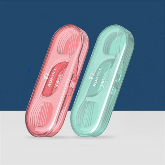 10pcs Disposable Floss Box Household Personal Oral Health Care