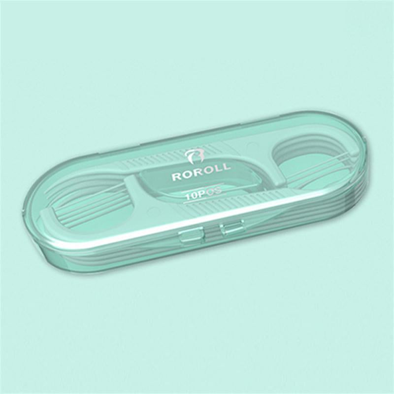 10pcs Disposable Floss Box Household Personal Oral Health Care