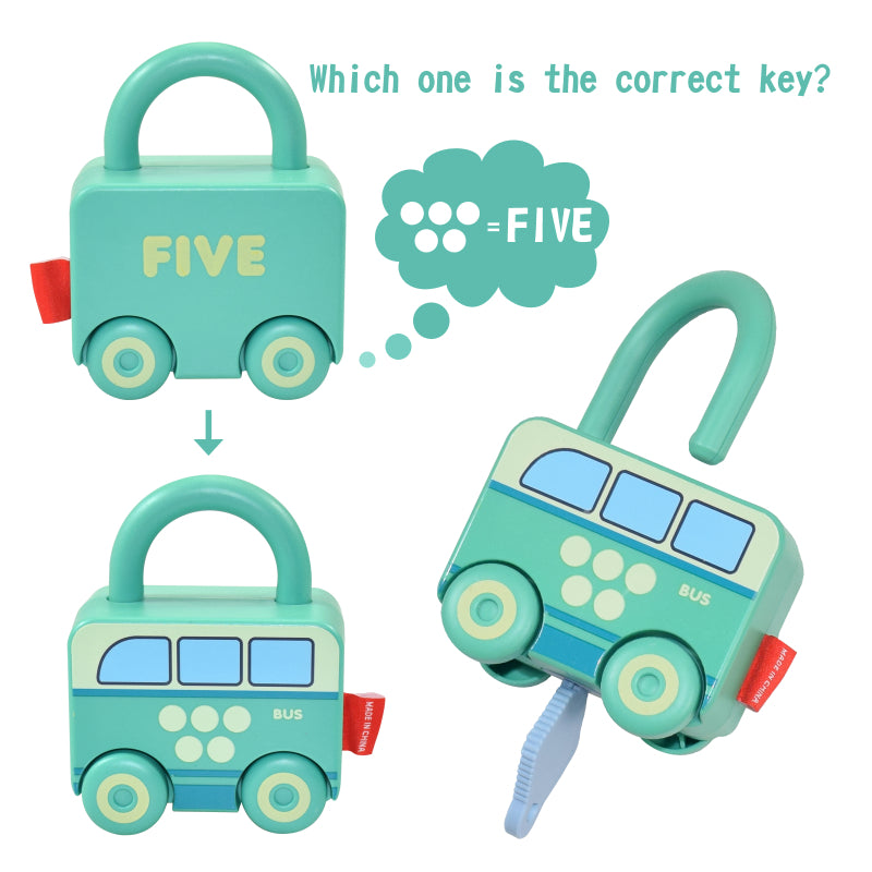 Kids Alphabet Lock Key Matching Educational Game