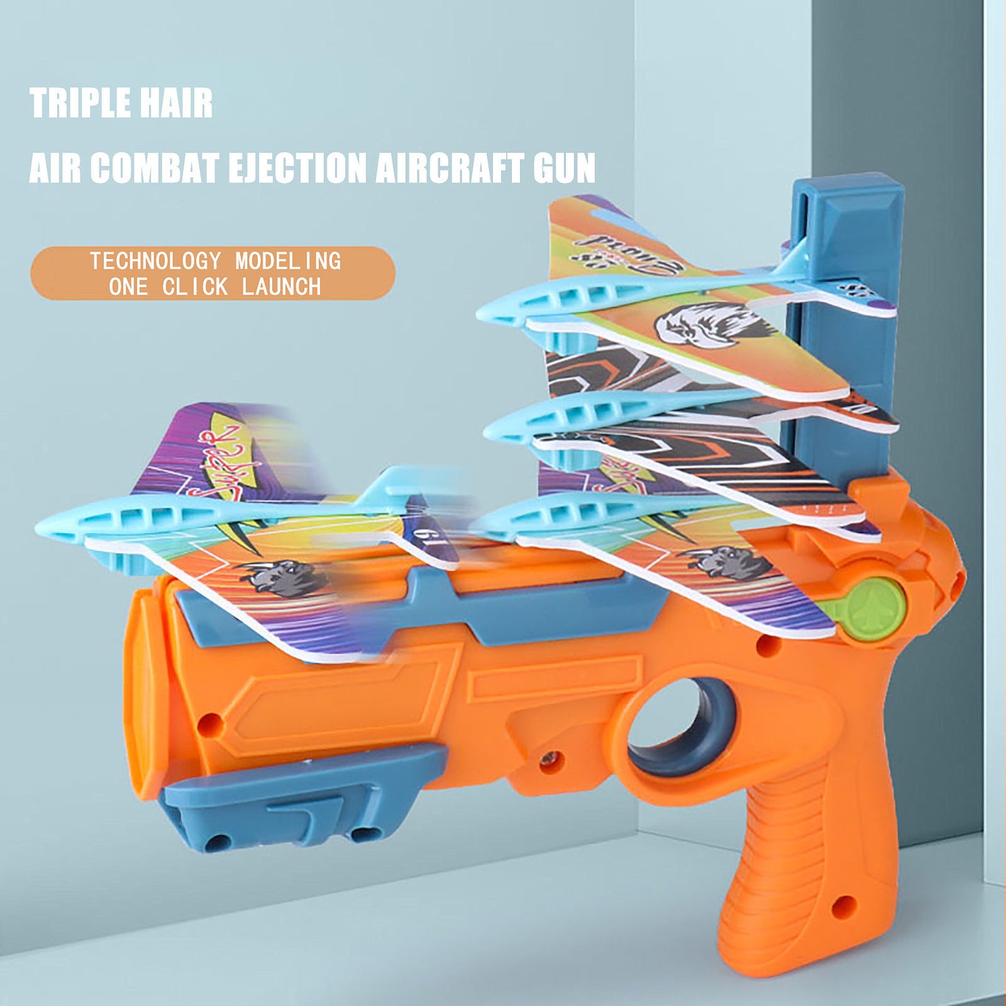 Airplane Launcher Bubble Catapult With 6 Small Plane