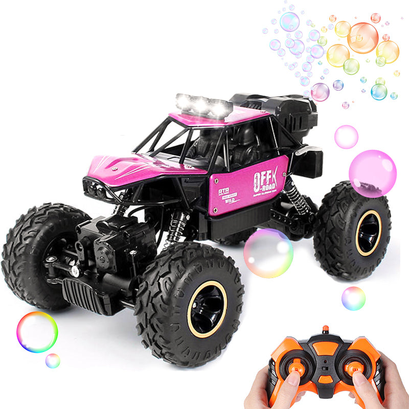 Paisible 4WD RC Car Remote Control Bubble Machine Radio Control Car