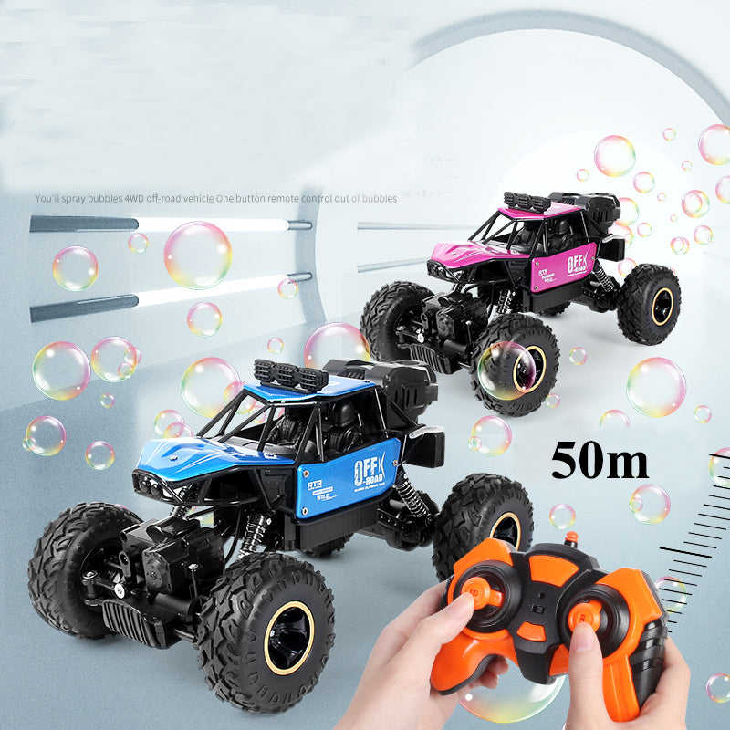 Paisible 4WD RC Car Remote Control Bubble Machine Radio Control Car