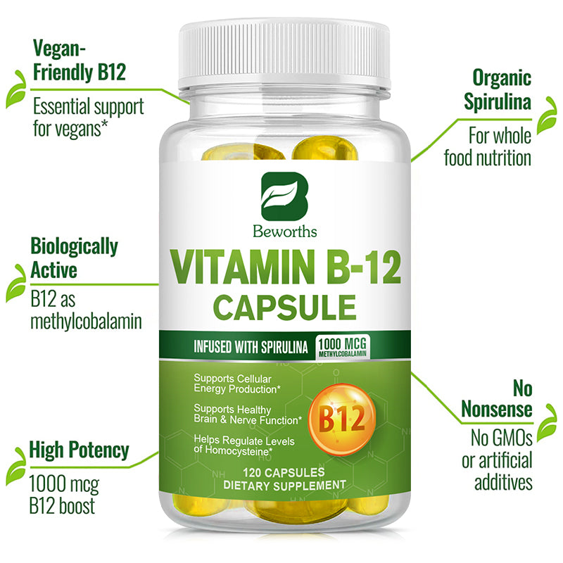 BW Vitamin B-12 Supports Energy Metabolism Supports