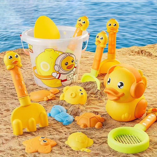 Summer Beach Toys for Kids Bucket Set with Cute Animal Model