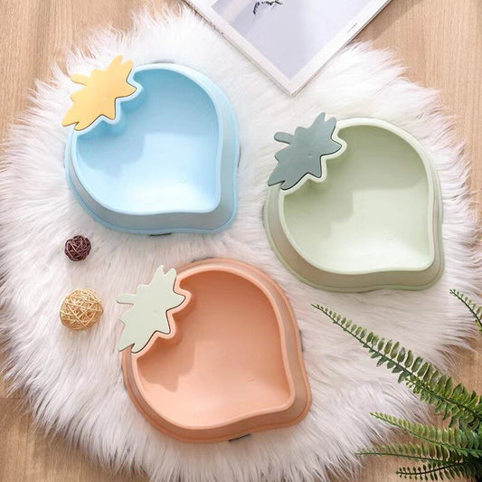 Peach Shape Pet Bowl