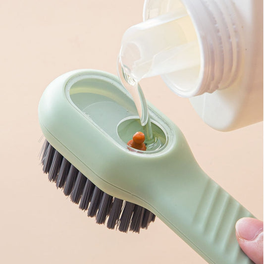 Shoe Brush Automatic Liquid Discharge Soft Bristles Brush