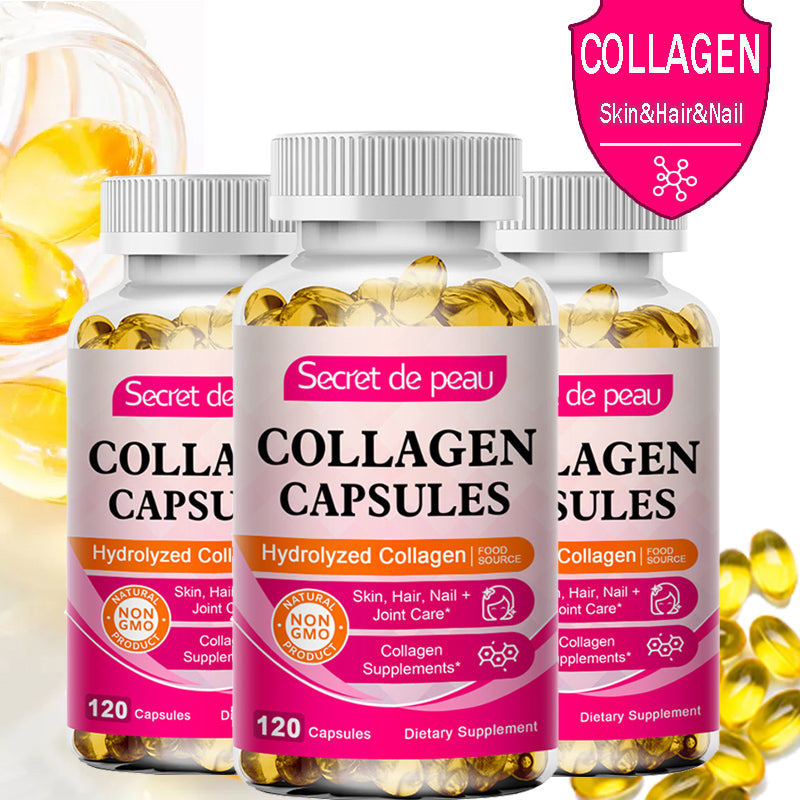 3 Bottles Hydrolyzed Collagen Capsule