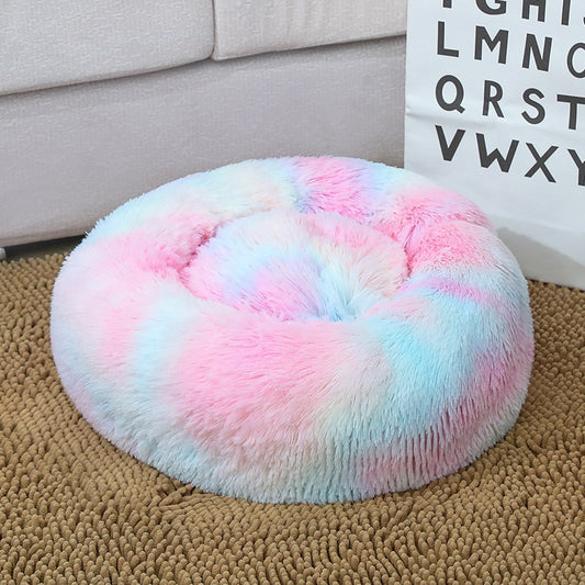 Winter Warm Donut Dog Bed Plush