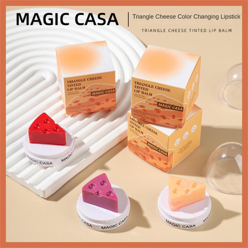 Lip Balm Color Changing Cheese Transparent Long-lasting