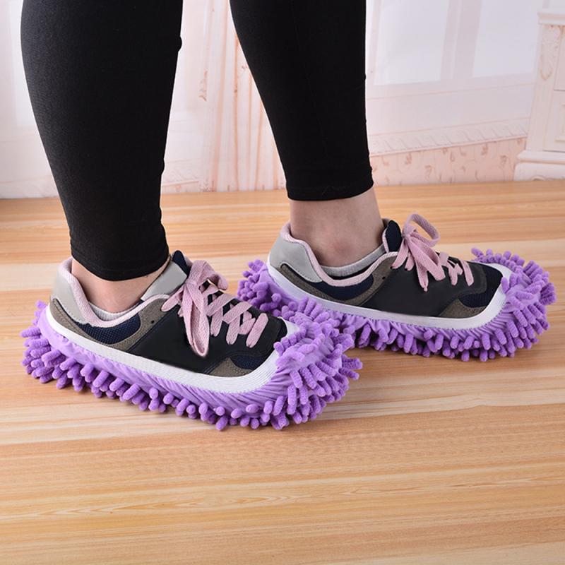 Bathroom Floor Lazy Dust Cleaner Cleaning Slipper Shoes