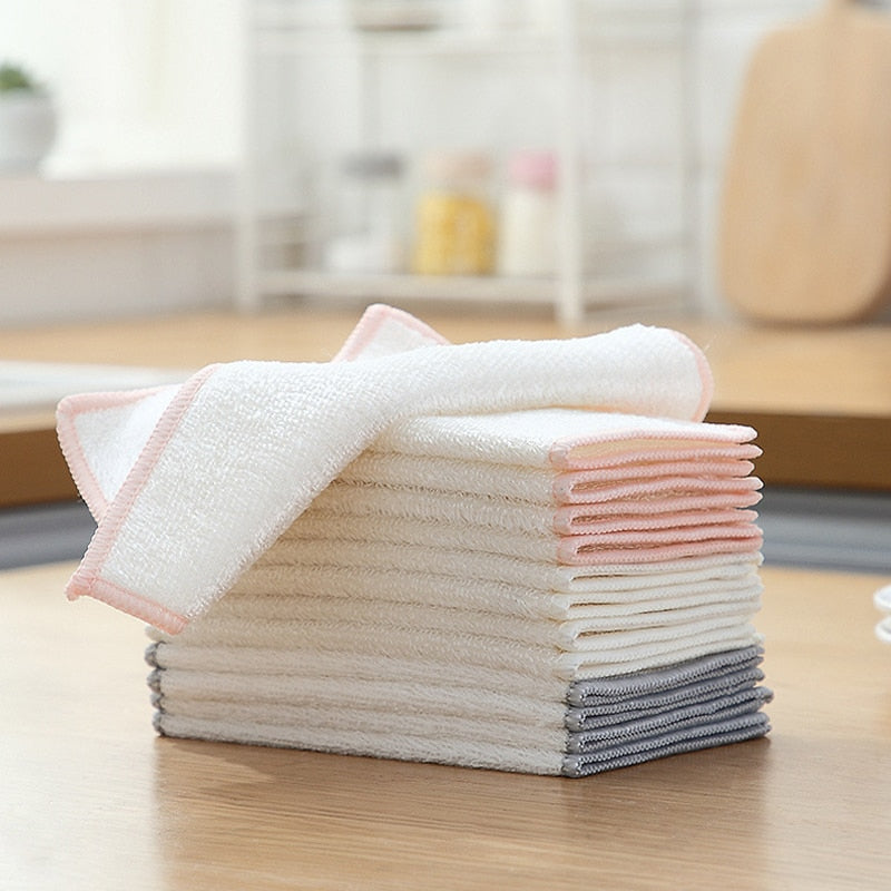 Bamboo Towel Washcloths Utensils For Dishes