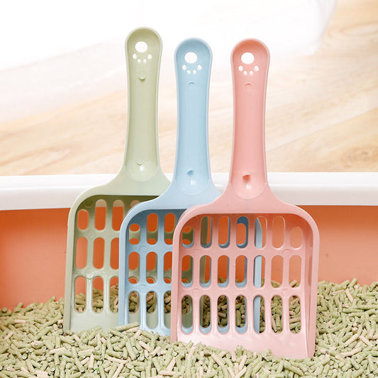 Pet Litter Shovel New Solid Color Cat Toilet Small Stool