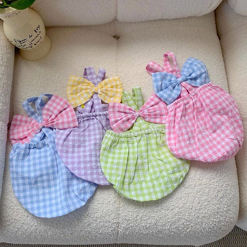 Pet Bow Skirt Bichon Frise Dress Poodle Summer Clothes